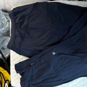 Lululemon Adapted State High Rise Fleece Jogger in Navy